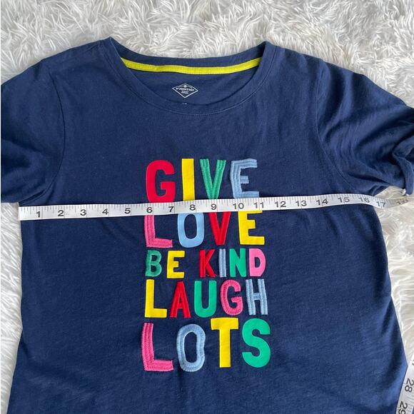 St John's Bay Blue T-shirt Women Sz XS Gently used - Picture 4 of 5